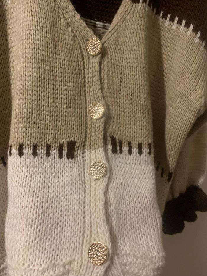 Pull col v coloré tendnacd - photo numéro 4