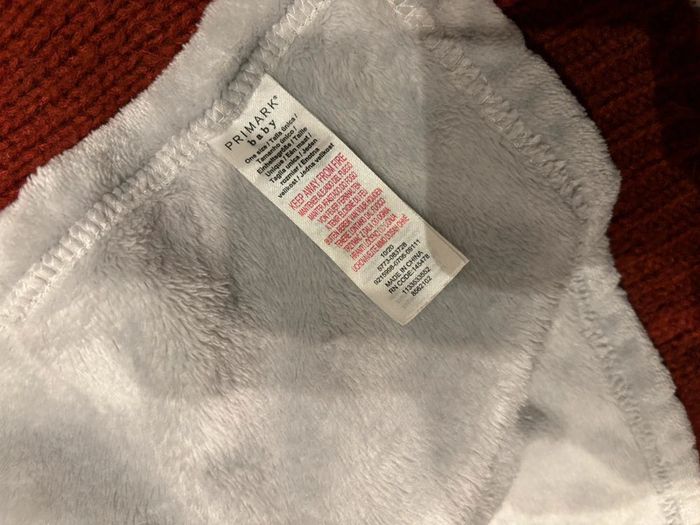 #04 - Primark - Doudou zèbre gris - photo numéro 3