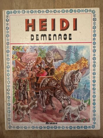 État satisfaisant - Livre ancien vintage Heidi déménage Hemma collection Primevère