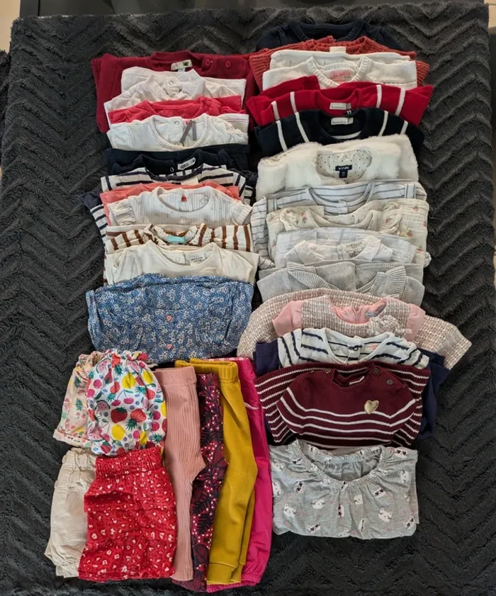 Lot de 33 vêtements T9mois