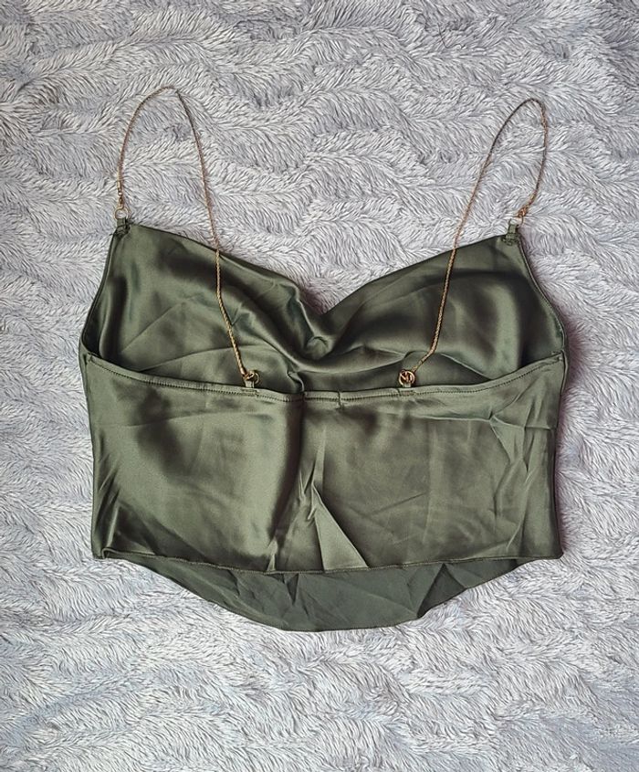 Crop top undiz M satin - photo numéro 2