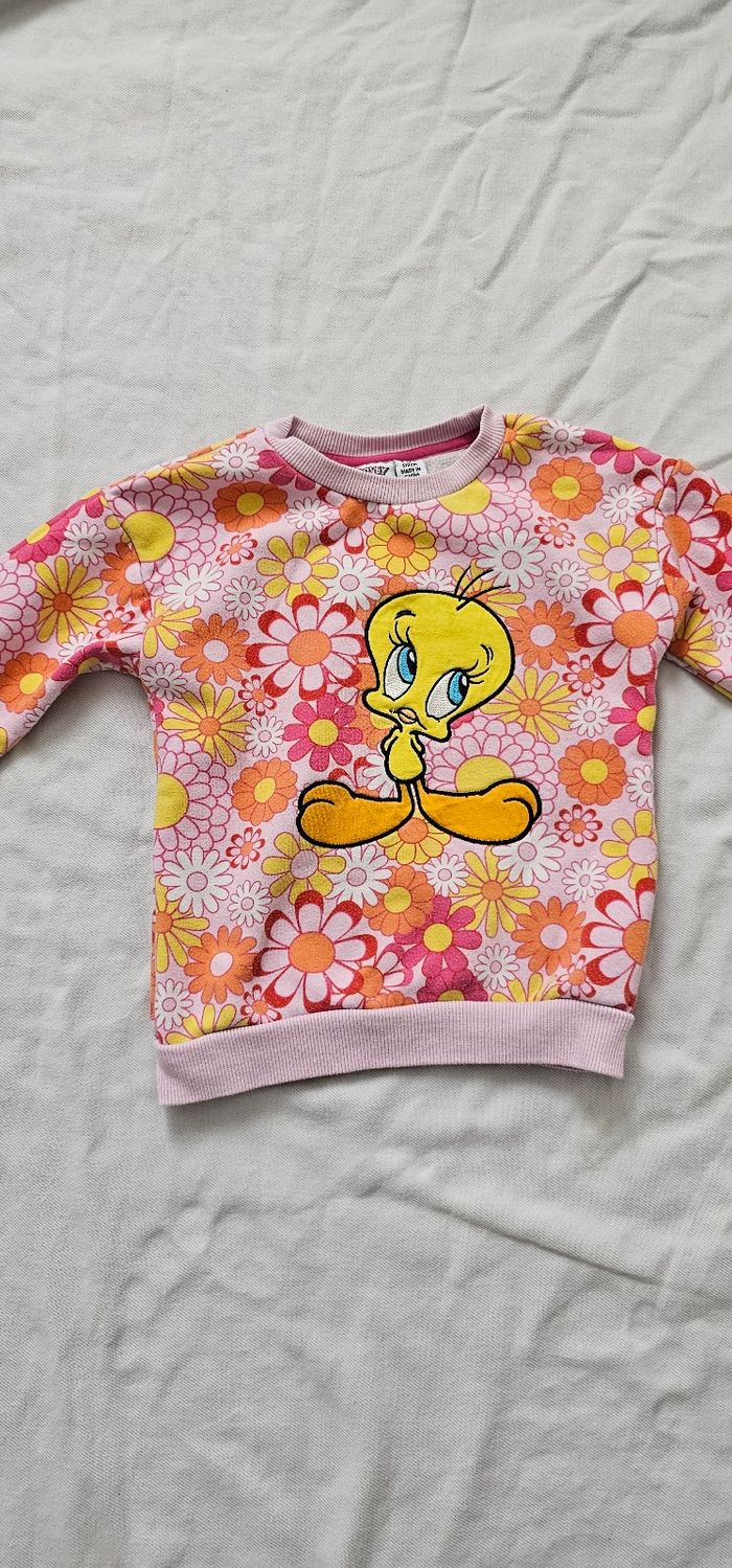 Pull enfant taille 4-5 ans de la marque Looney Tunes