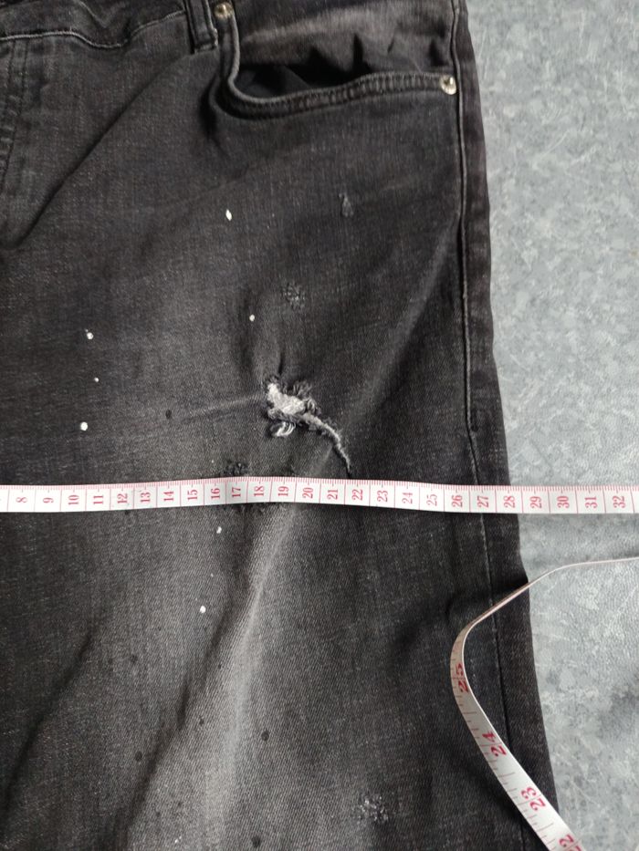 Pantalon jeans noir homme Dsquared2 taille 54 - photo numéro 5