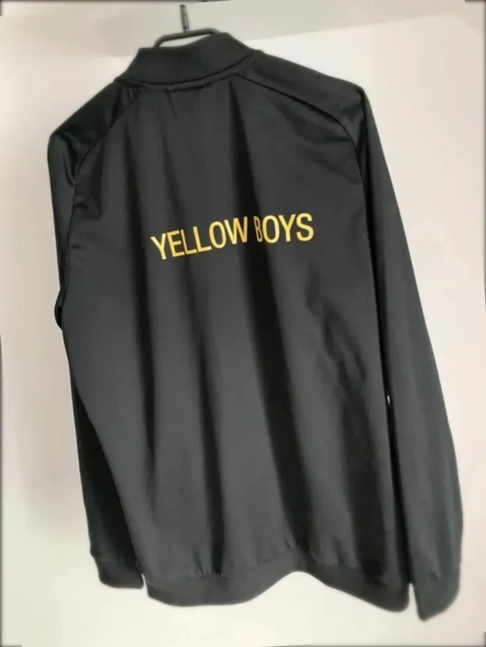 Zipper à capuche noir football taille L - photo numéro 8