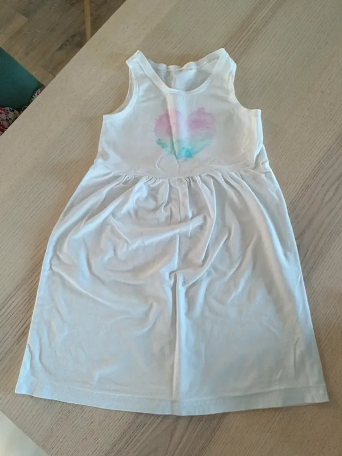 Robe cousue main 6 ans