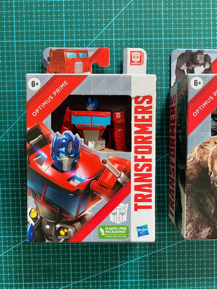 Lot Figurines Transformers - Optimus Prime + Primal - Hasbro 2023 - photo numéro 2