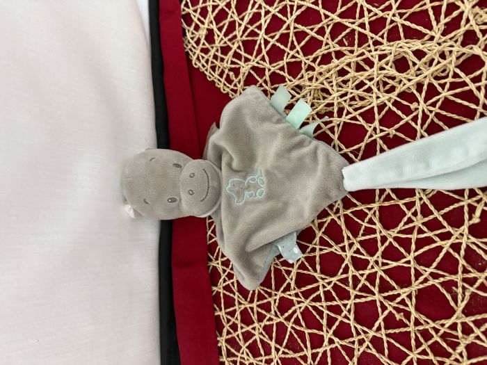 Hippolyte l'hippopotame NATTOU doudou plat beige - photo numéro 4