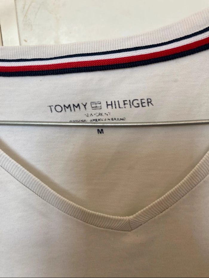Tee shirt blanc Tommy Hifilger T.M - photo numéro 3