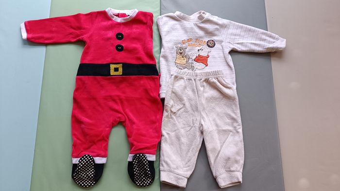 Lot 7 pyjamas chauds 12 mois - photo numéro 4