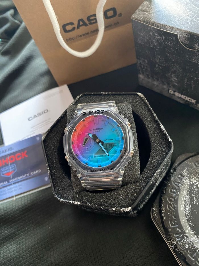 Montre G Shock transparente multicolore - photo numéro 4