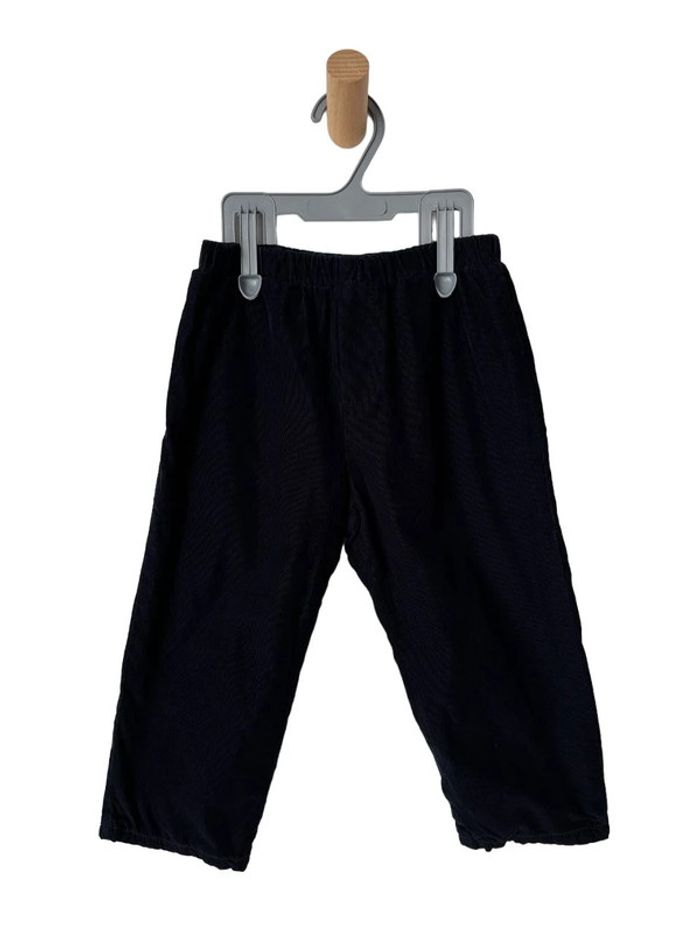 Pantalon confortable noir en velours côtelé - Jacadi 24 mois (88cm)
