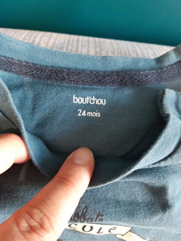 T shirt manches courtes 2 ans bout'chou - photo numéro 3