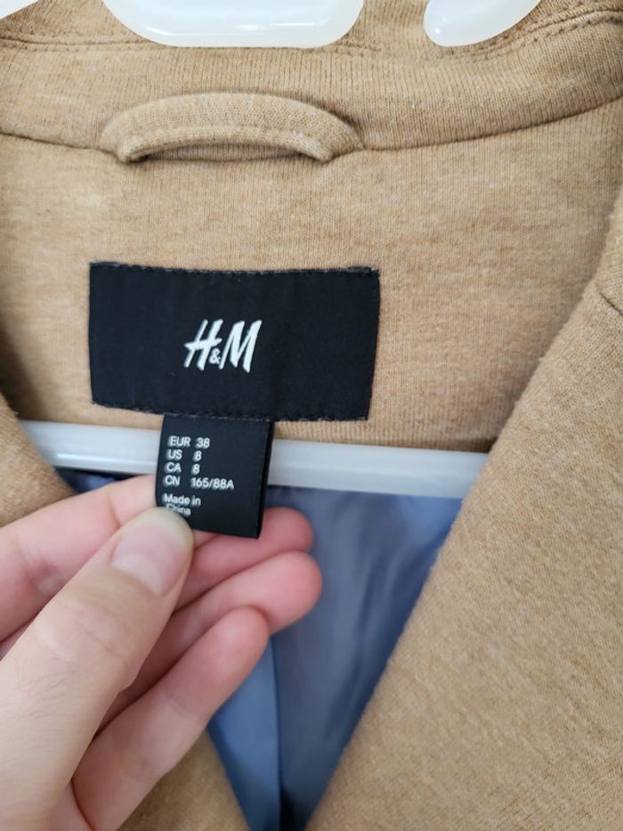 Veste marron clair H&M 38 - photo numéro 4
