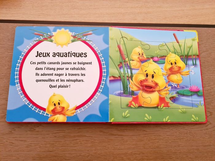 Livre puzzle une journée à la ferme en très bon état - photo numéro 6