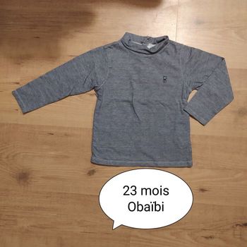 Sous pull obaïbi 23 mois