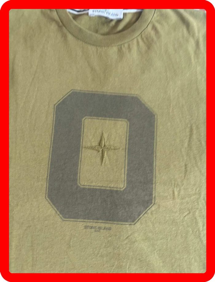 T-shirt Stone Island vert taille S - photo numéro 3