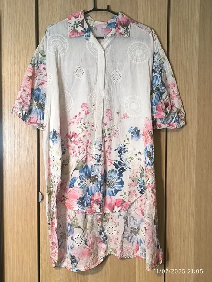 Chemise fleurie