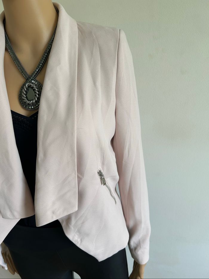 Blazer rose clair Morgan taille 36 excellent état - photo numéro 4