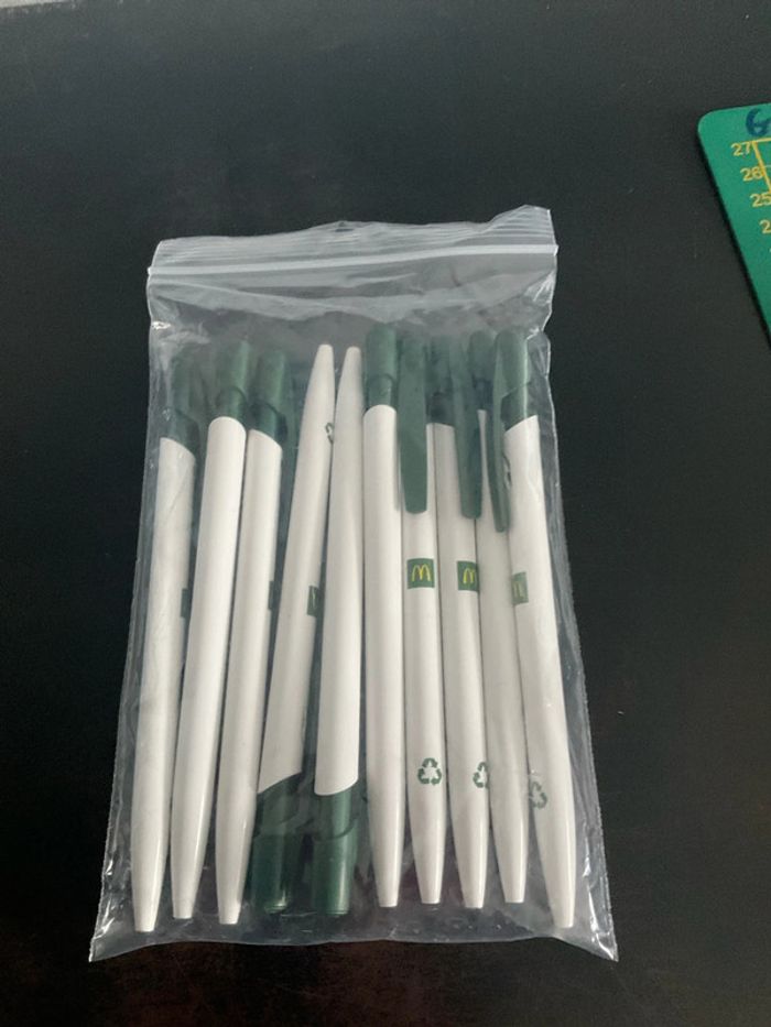 Stylo bic McDo 10 pièces