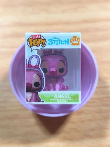 RARE : Bitty Pop! Disney Stitch - ANGEL CHASE MÉTALLISÉE