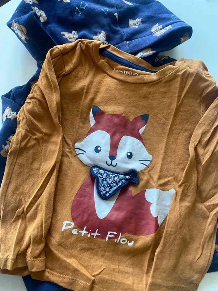 Veste avec t shirt manche longue - photo numéro 3
