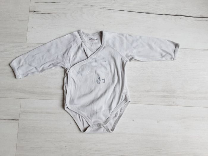 Vêtement bébé mixte garçon fille body manches longues Vert Baudet lapin 9 mois