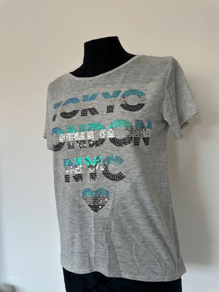 Tshirt à sequins - photo numéro 3