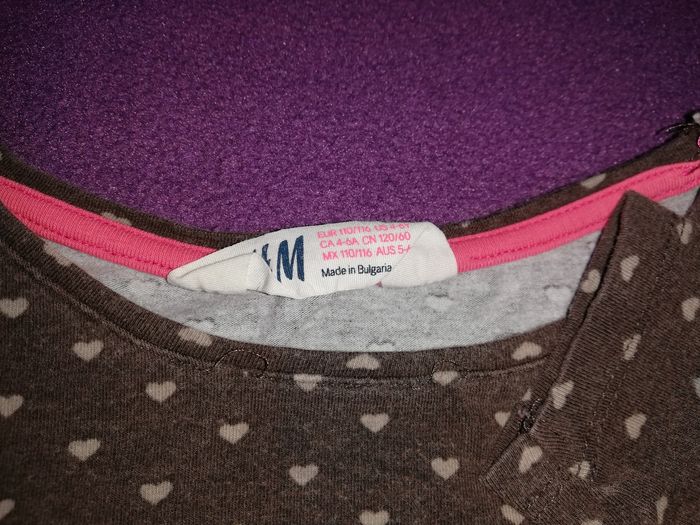 Tee-shirt manches longues 4 ans fille H&M - photo numéro 3