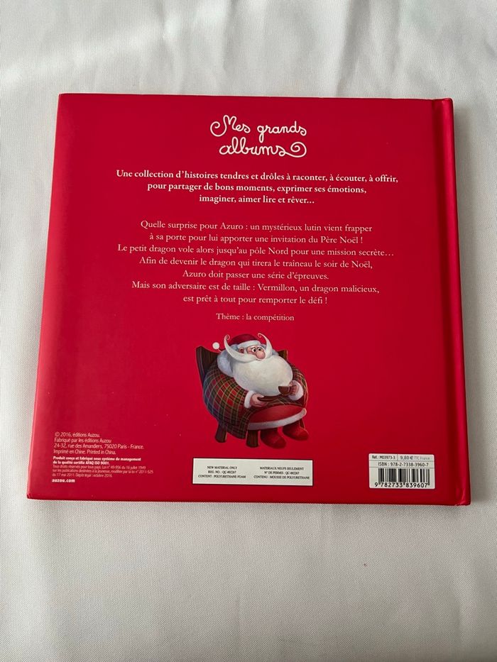 Livre Azuro et le défi du père Noel