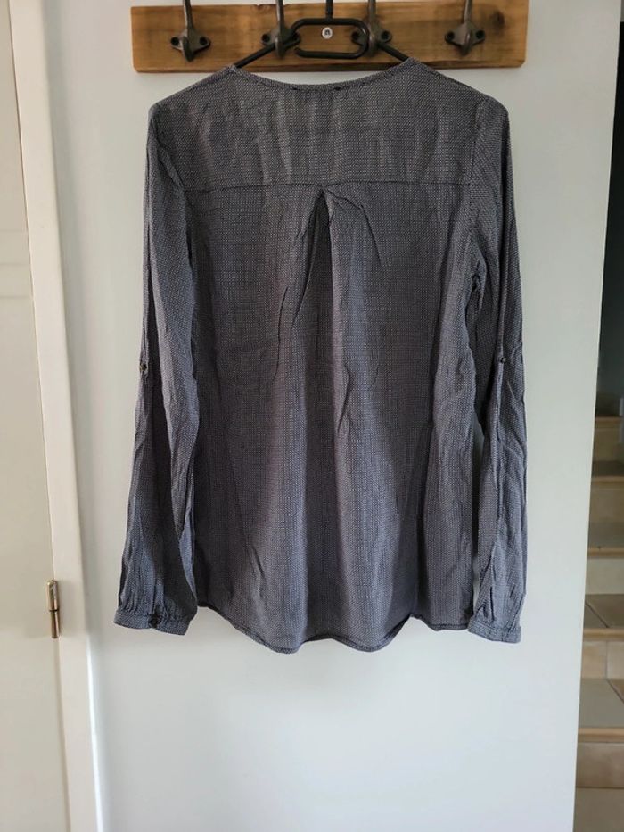 Cache cache blouse marine Taille 40 L - photo numéro 4