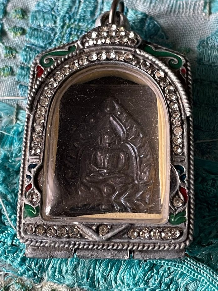 Bouddha, pendentif amulette, amulette - photo numéro 2