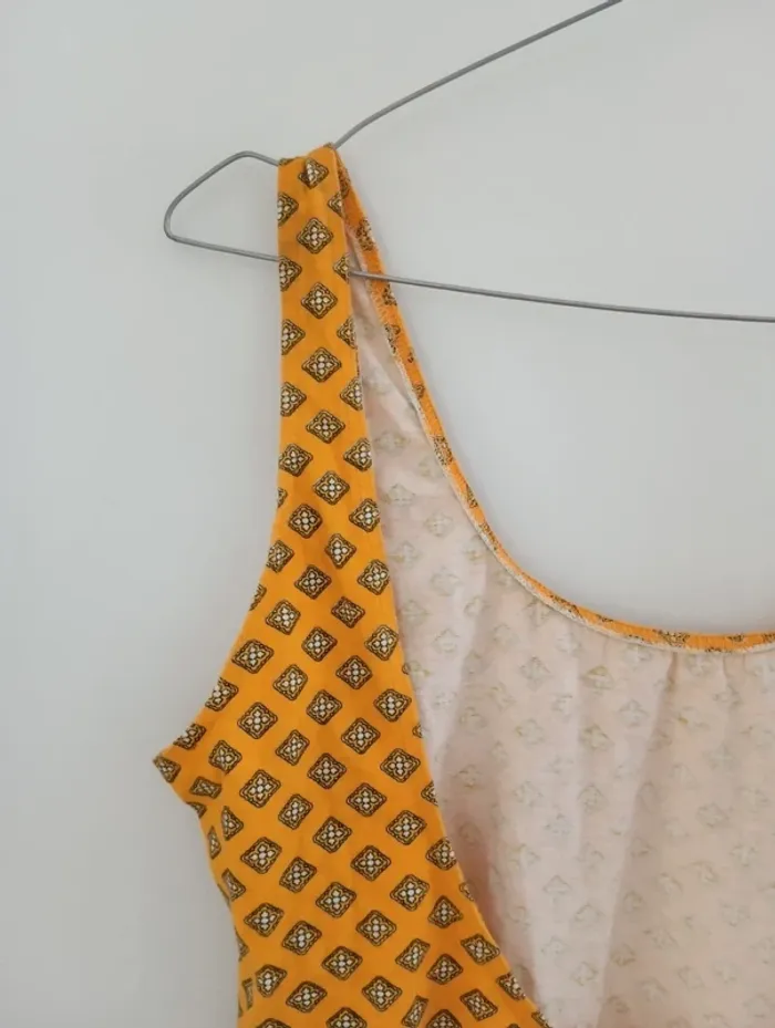 Body provençal vintage en coton - photo numéro 3