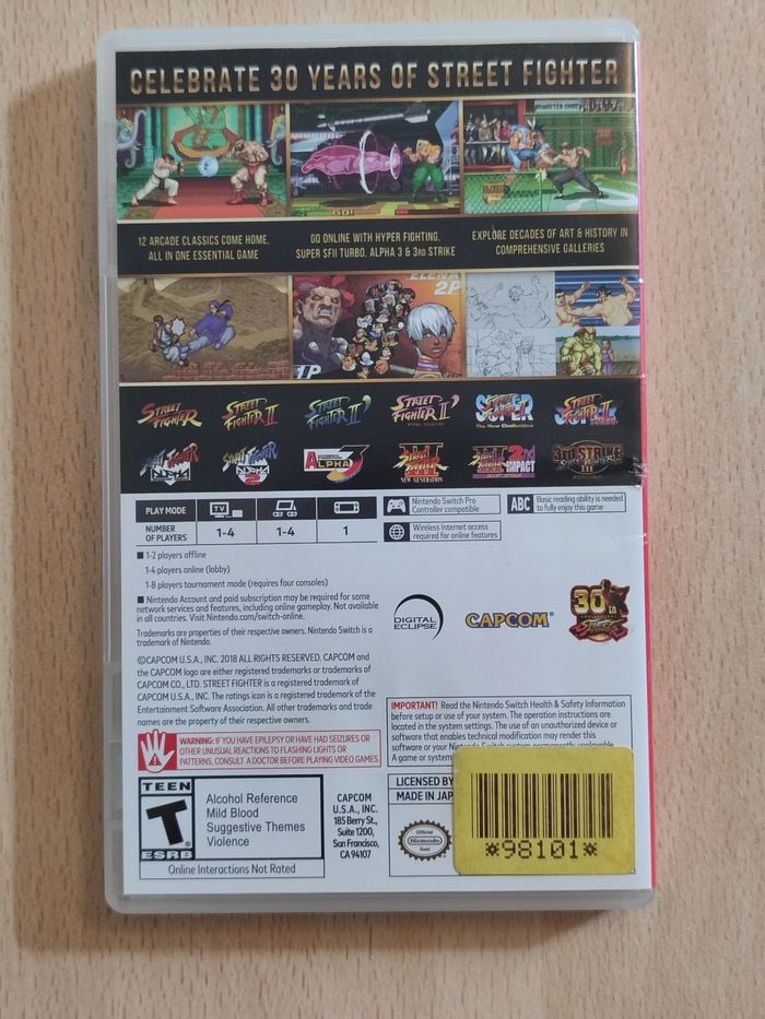 Street Fighter 30th Anniversary Collection Switch - photo numéro 6