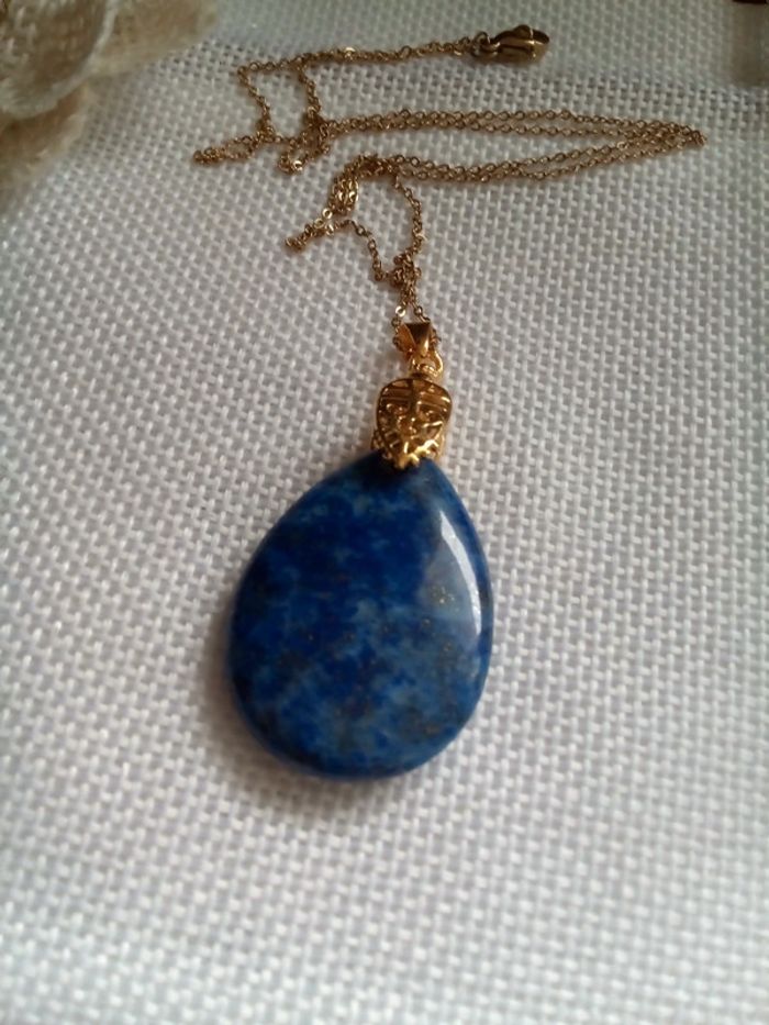 Collier lapis lazuli 💙. - photo numéro 3