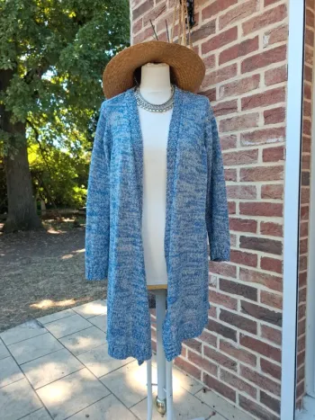 Gilet long femme.