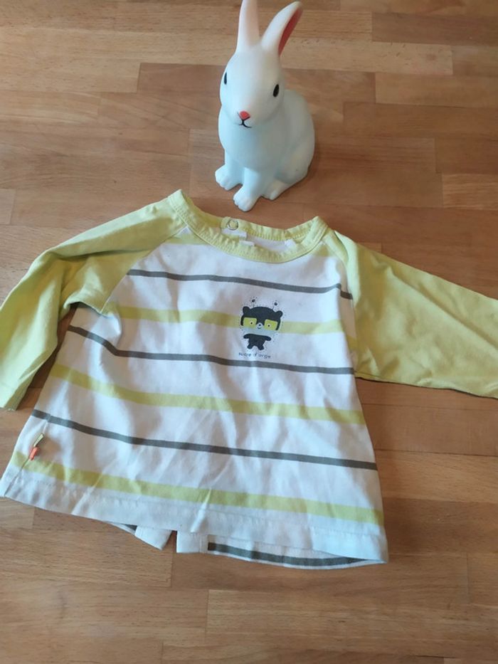 Tee shirt manches longues 6mois - photo numéro 2