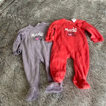 Lot deux pyjamas polaires