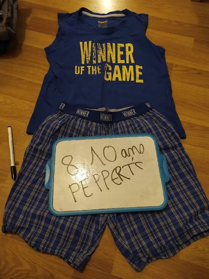 pyjama short 8.10 ans