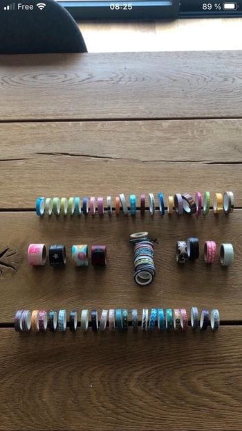 Loisirs créatifs lot washing et masking tape