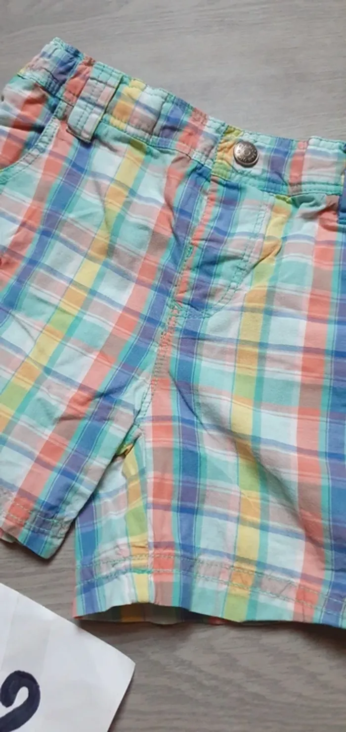 Short fin bébé garçon 12mois - photo numéro 2