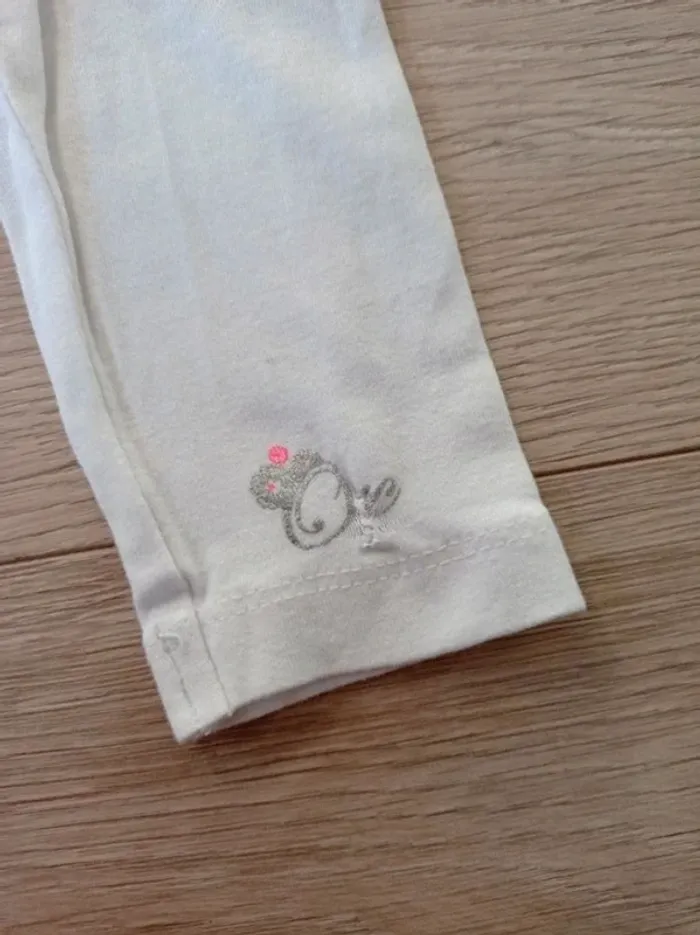 Legging blanc fille Orchestra 3 ans - photo numéro 3