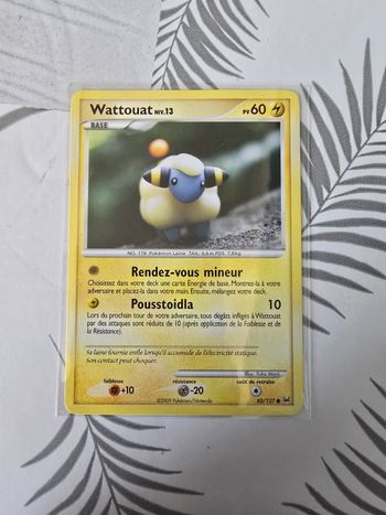 Carte pokémons Wattouat