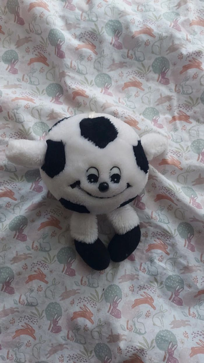 Peluche ballon de foot 20cm