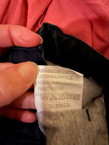 Pantalon chaud garçon 36 mois