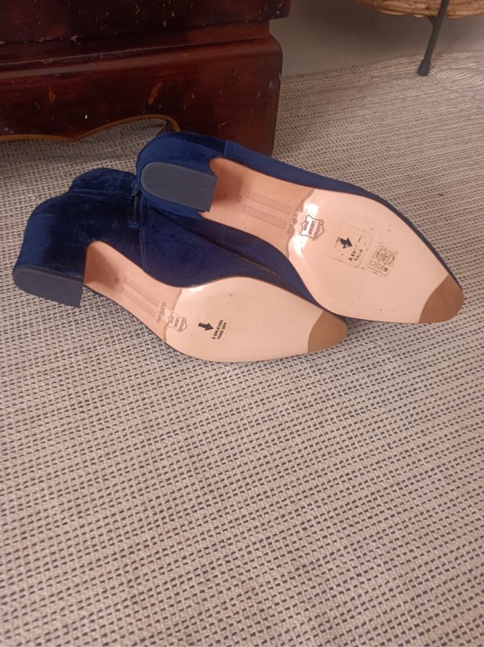 Bottines miista Bleu Roi – Taille 39 – Talons 6 cm - photo numéro 5