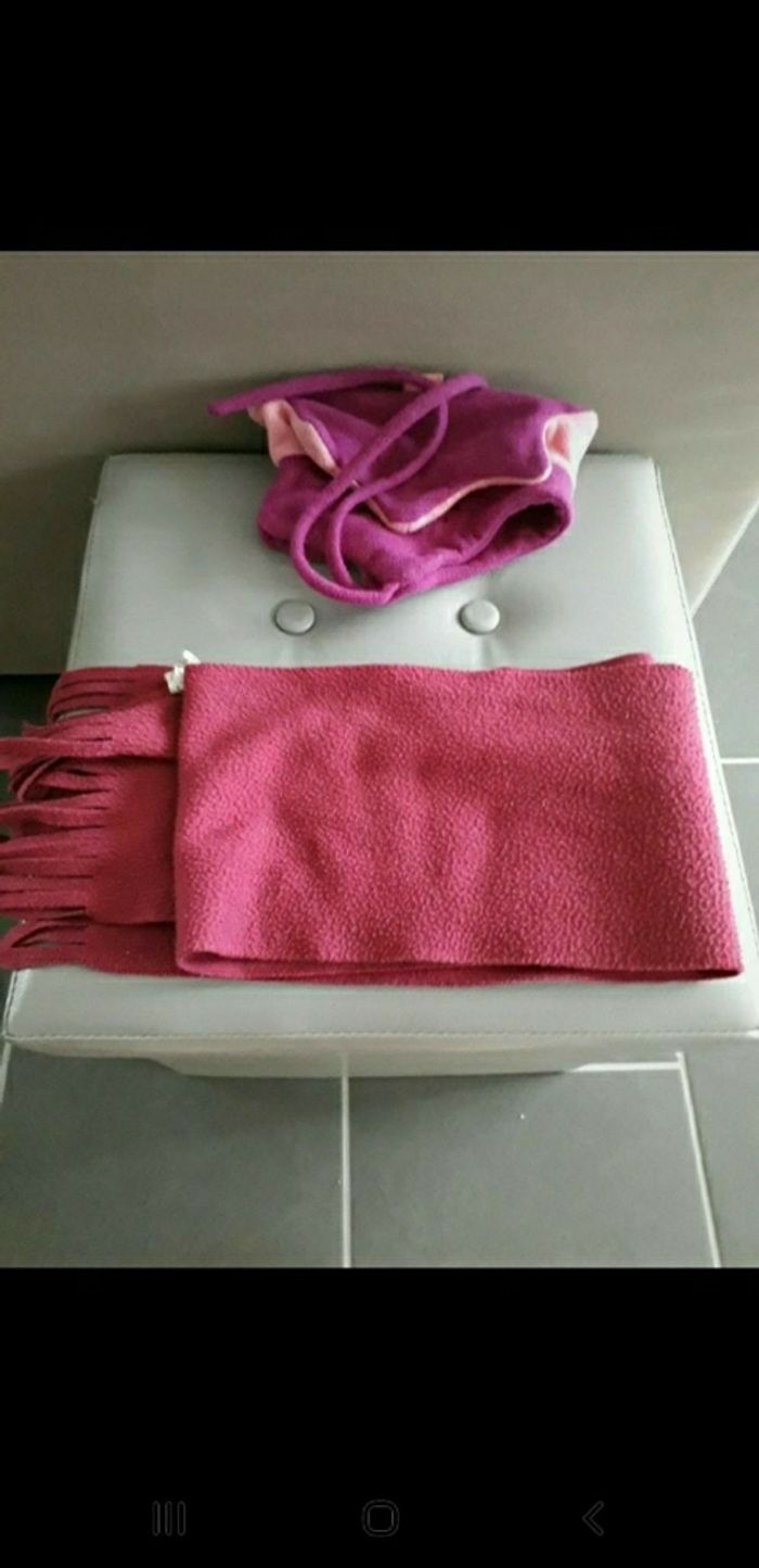 Écharpe et bonnet fille 6 mois - photo numéro 2