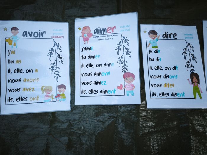 Lot de 6 cartes aide mémoire - photo numéro 4