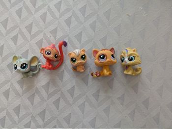 Lot de 5 figurines Little pet shop