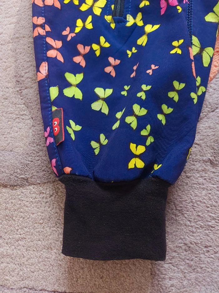 Combinaison de pluie iELM softshell papillons multicolores 98 cm 3 ans - photo numéro 4