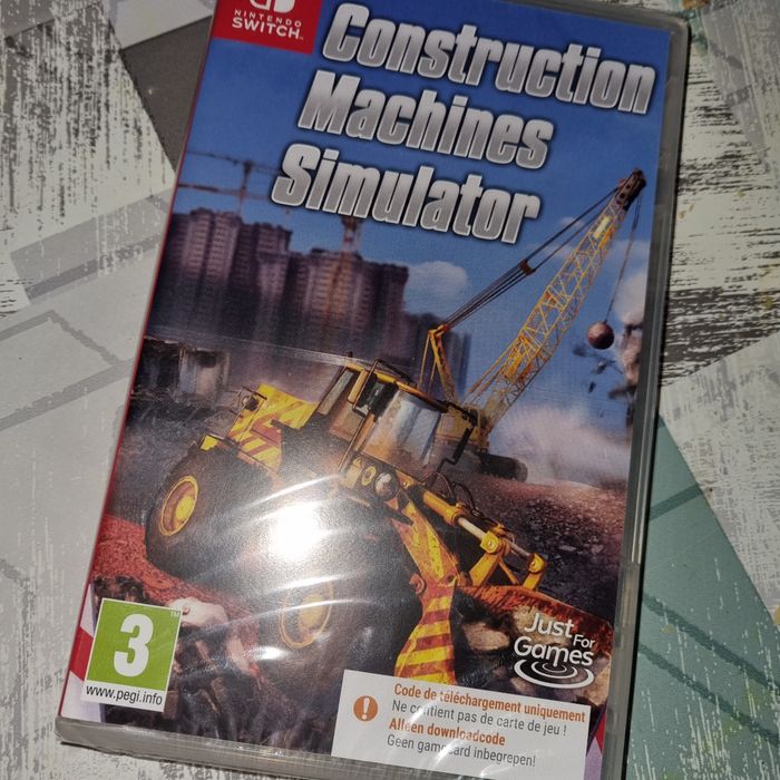 jeu NINTENDO SWITCH  - CONSTRUCTION MACHINES SIMULATOR 🎁 NEUF SOUS BLISTER 🎁 idée cadeau